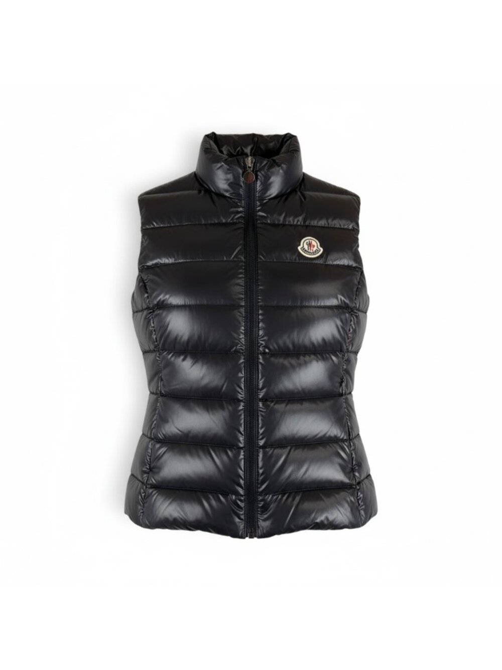 Moncler Ghany Maglia Patch Down Vest Shiny Nylon